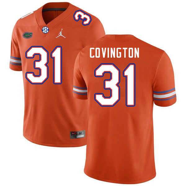 Men #31 Ahman Covington Florida Gators College Football Jerseys Stitched Sale-Orange - Click Image to Close